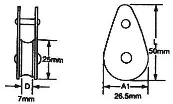 Single Block With Removable Pin - Nylon Sheave