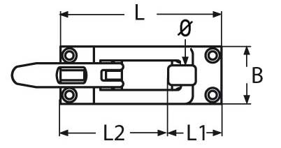 Swivel Hasp A4